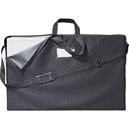Quartet Tabletop Display Carry Case, Adj. Strap, 18-1/2"x30-1/2", BK QRT156366